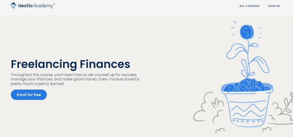 freelance finances course