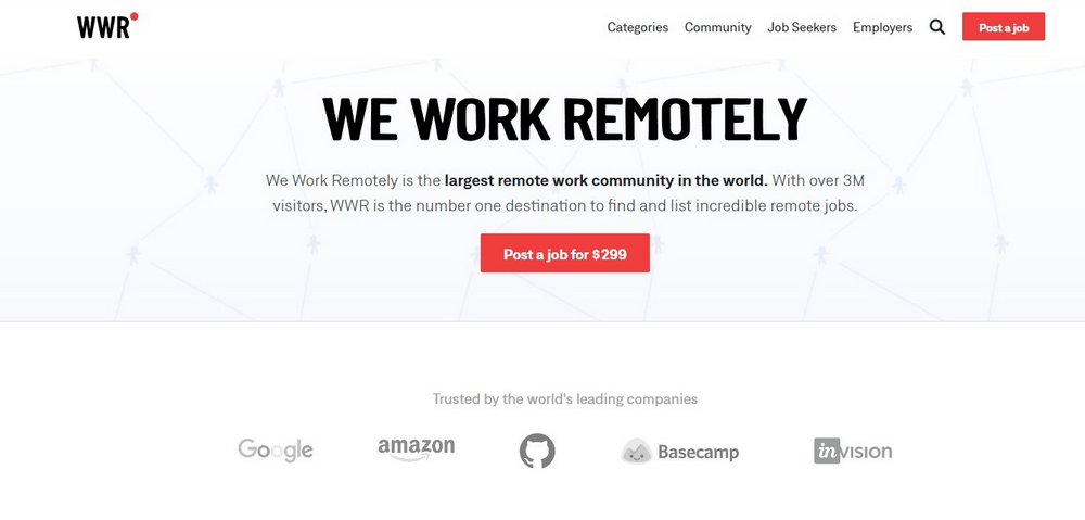 we work remotely