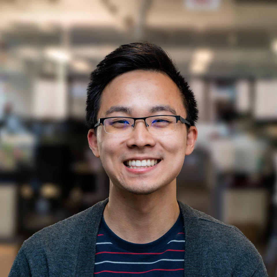 A photo of a man wearing glasses, Will Yang. Will is the author of this article