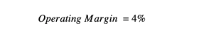 Nonprofit Operating Margin 